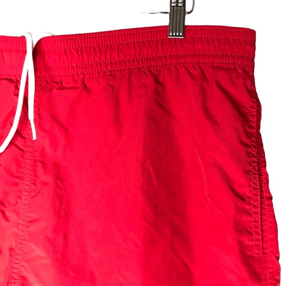 Polo Ralph Lauren Swim Trunks Red Elastic Waist Mesh Lined Men's Large - Picture 4 of 11